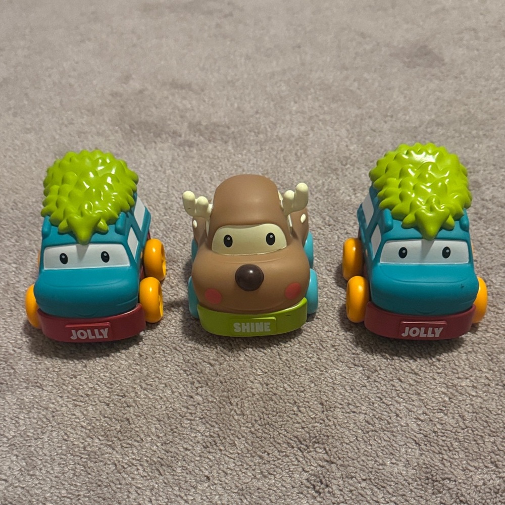Infantino Go Gaga Merry Mover - 2 Jolly (Christmas Tree) & 1 Shine (Reindeer).